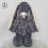 Мягкая игрушка заяц Сэм серый 42 см с длинными ушами